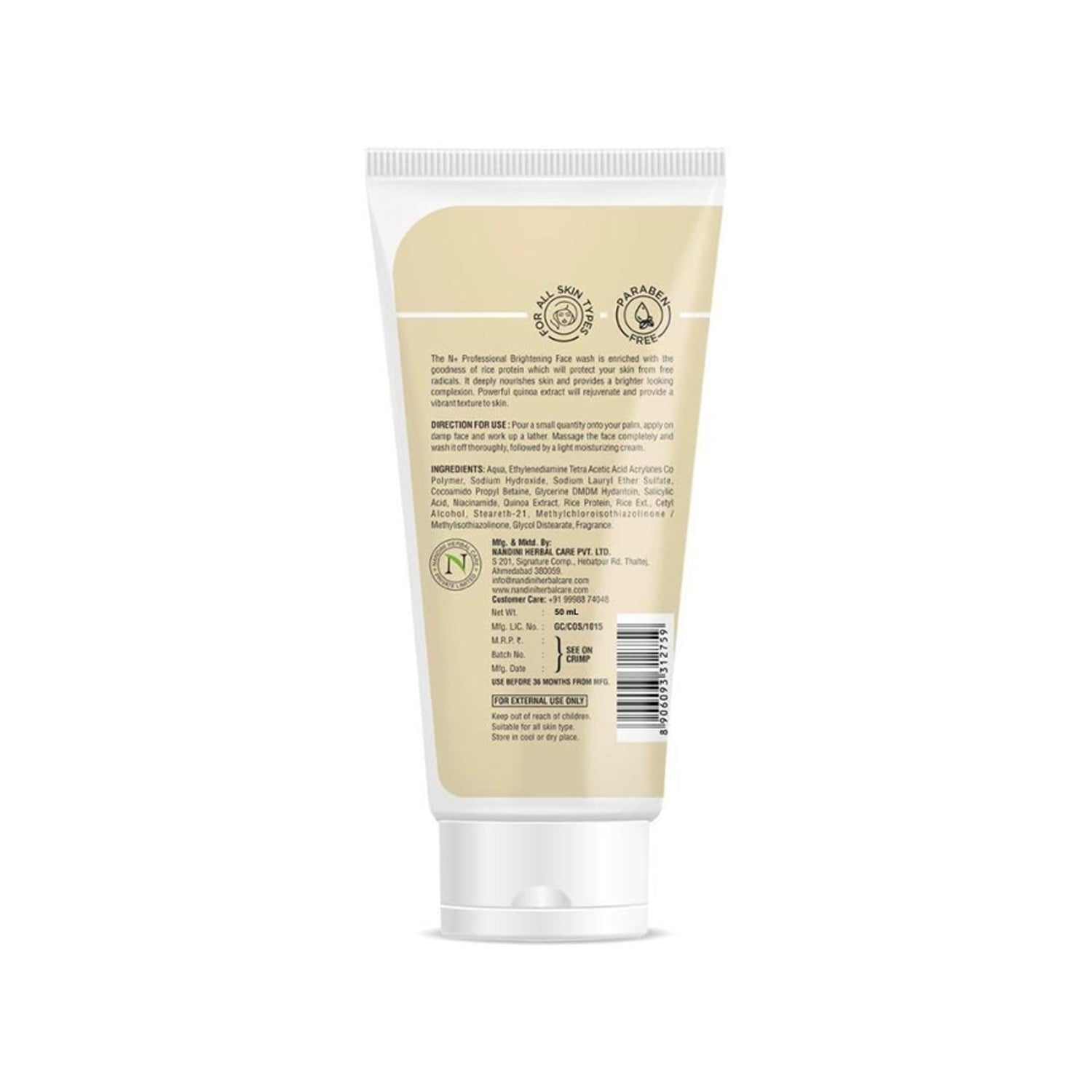 N+ Brightening Face wash