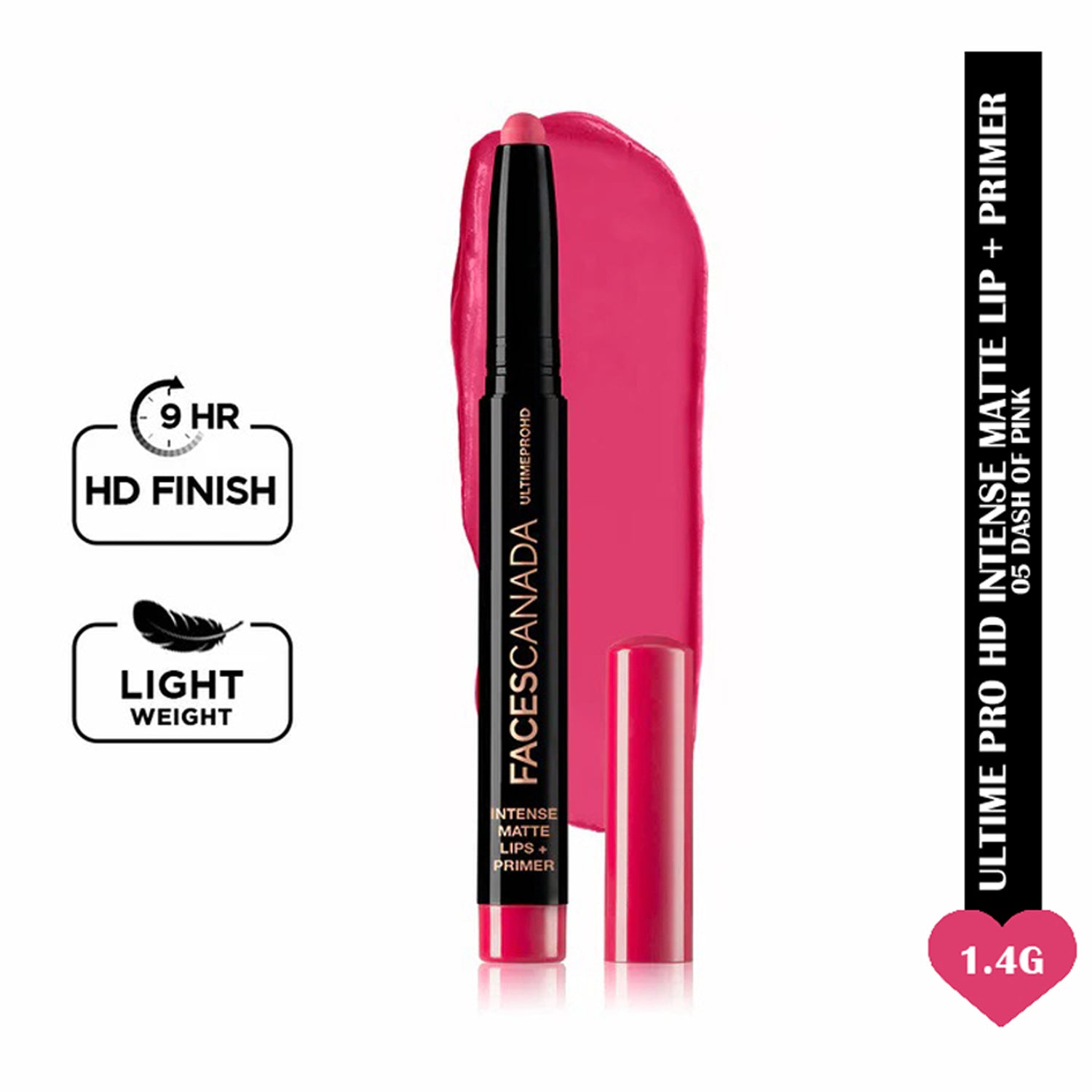 Faces Ultime Pro Hd Intense Matte Lips Plus Primer1.4G