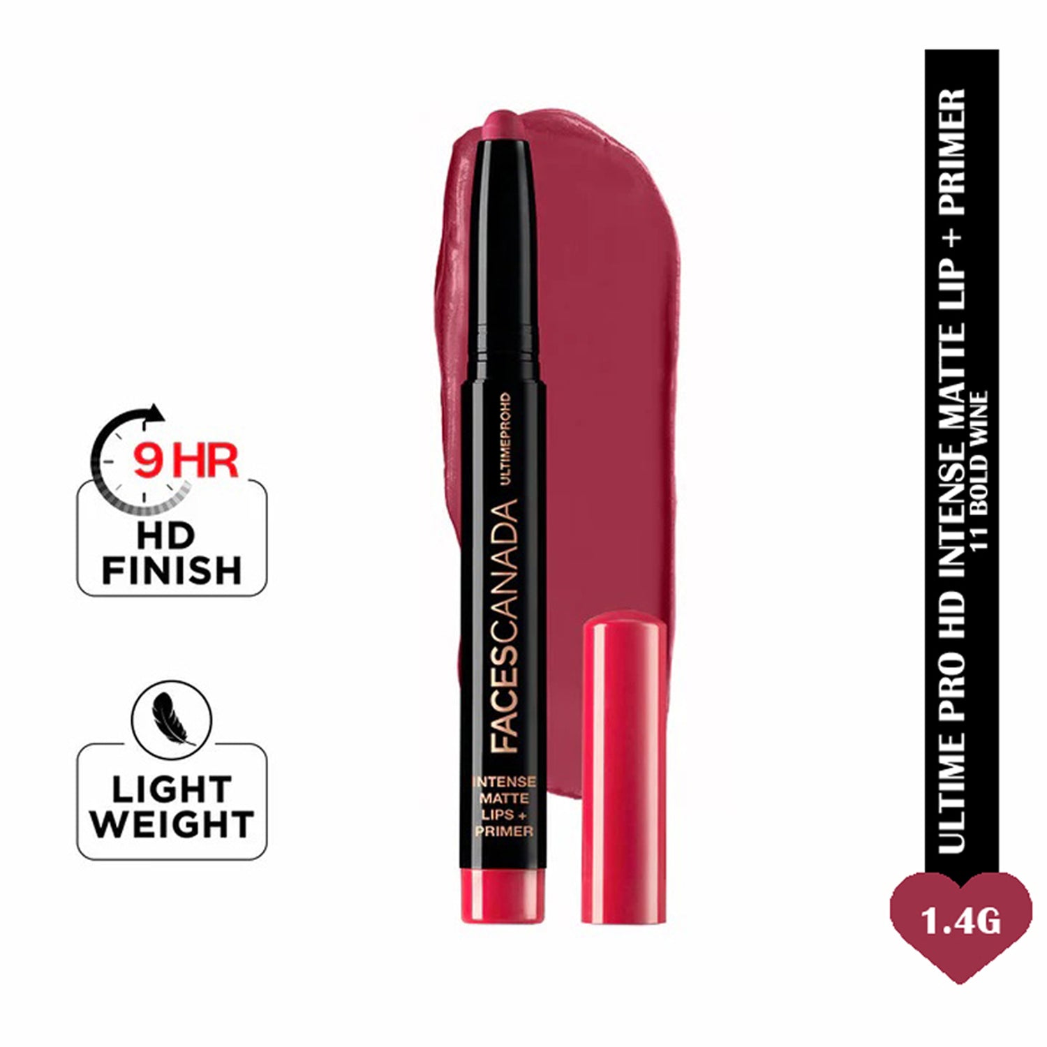Faces Ultime Pro Hd Intense Matte Lips Plus Primer1.4G
