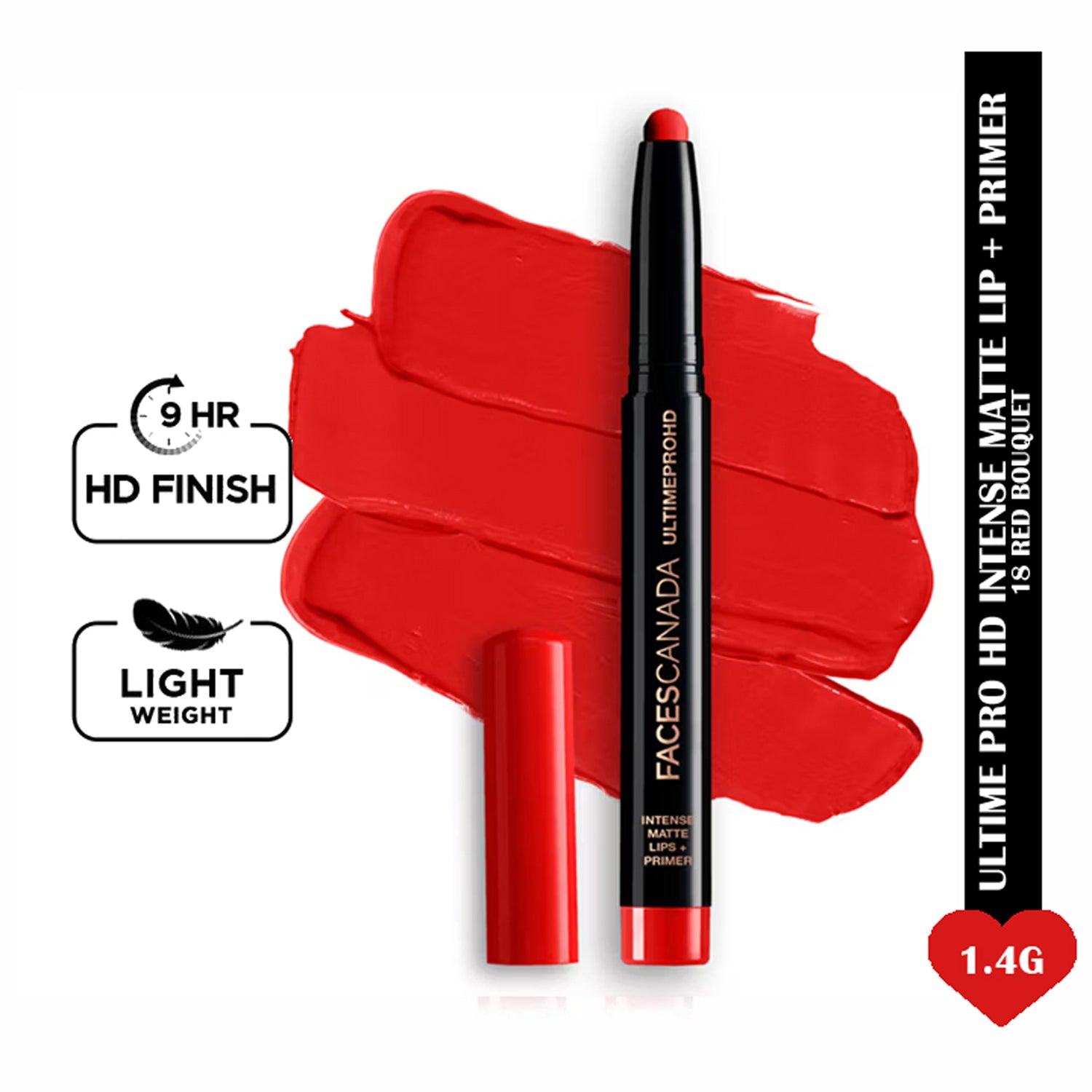 Faces Ultime Pro Hd Intense Matte Lips Plus Primer1.4G