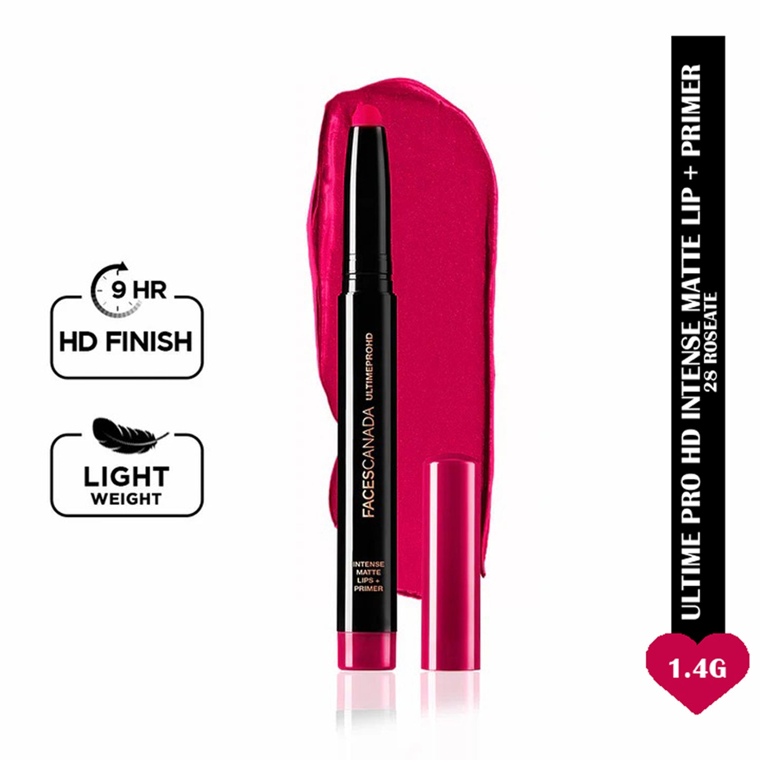 Faces Ultime Pro Hd Intense Matte Lips Plus Primer1.4G