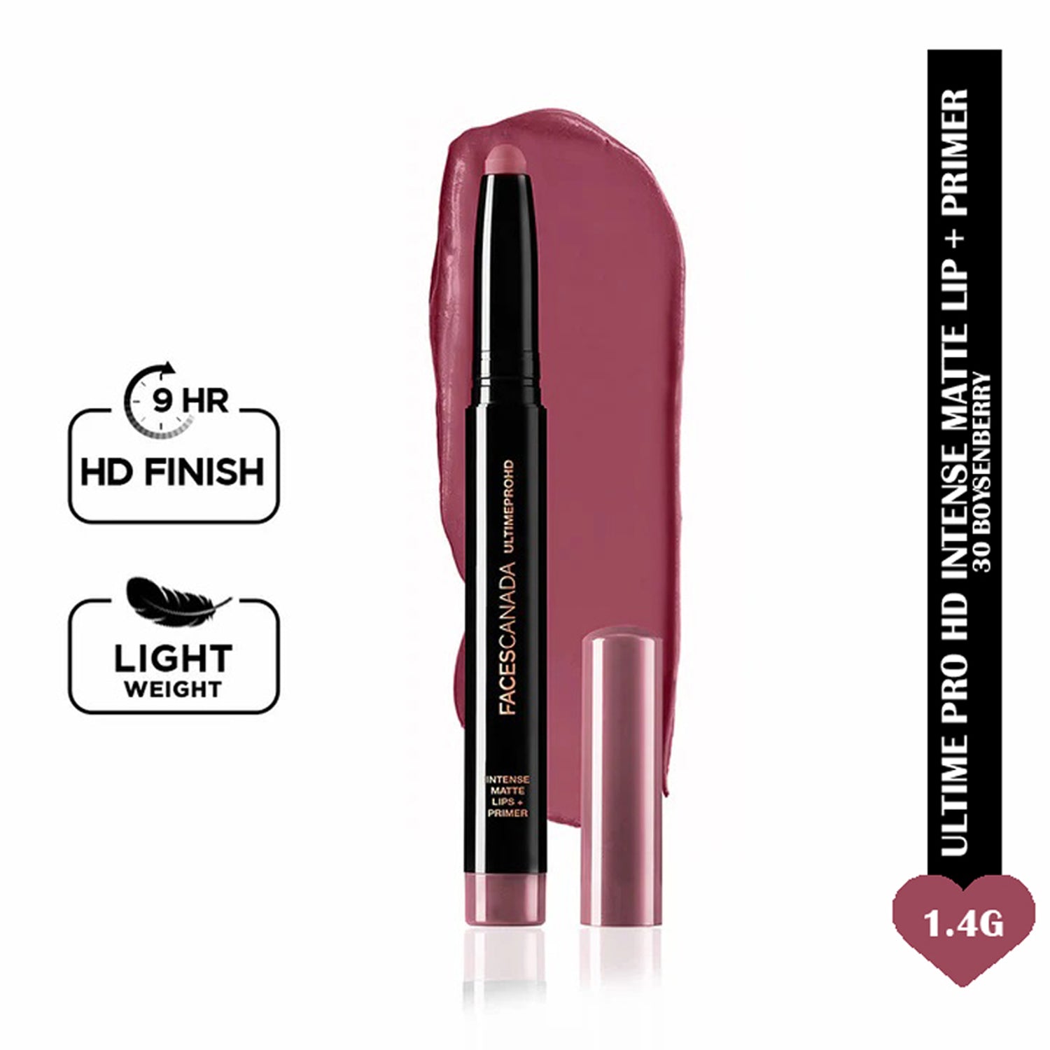 Faces Ultime Pro Hd Intense Matte Lips Plus Primer1.4G