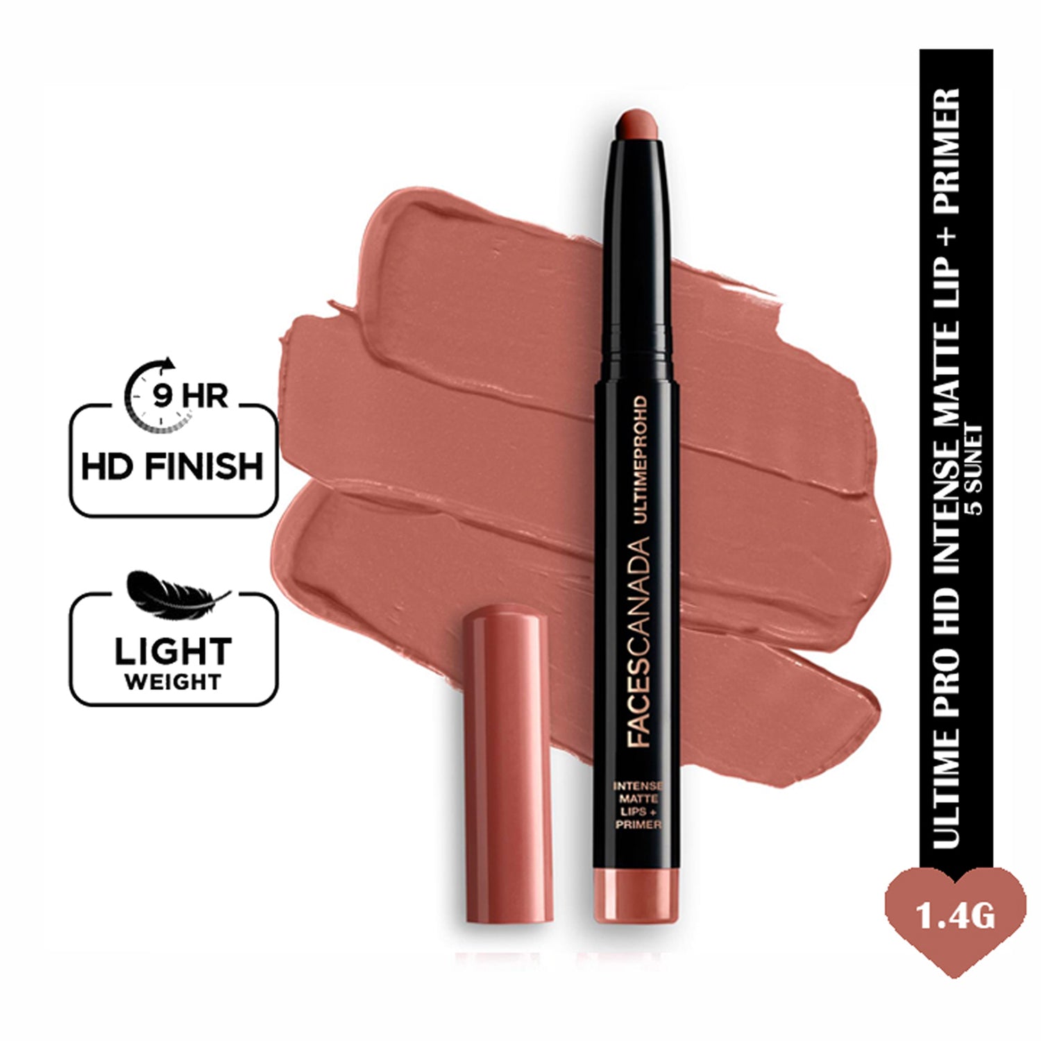 Faces Ultime Pro Hd Intense Matte Lips Plus Primer1.4G