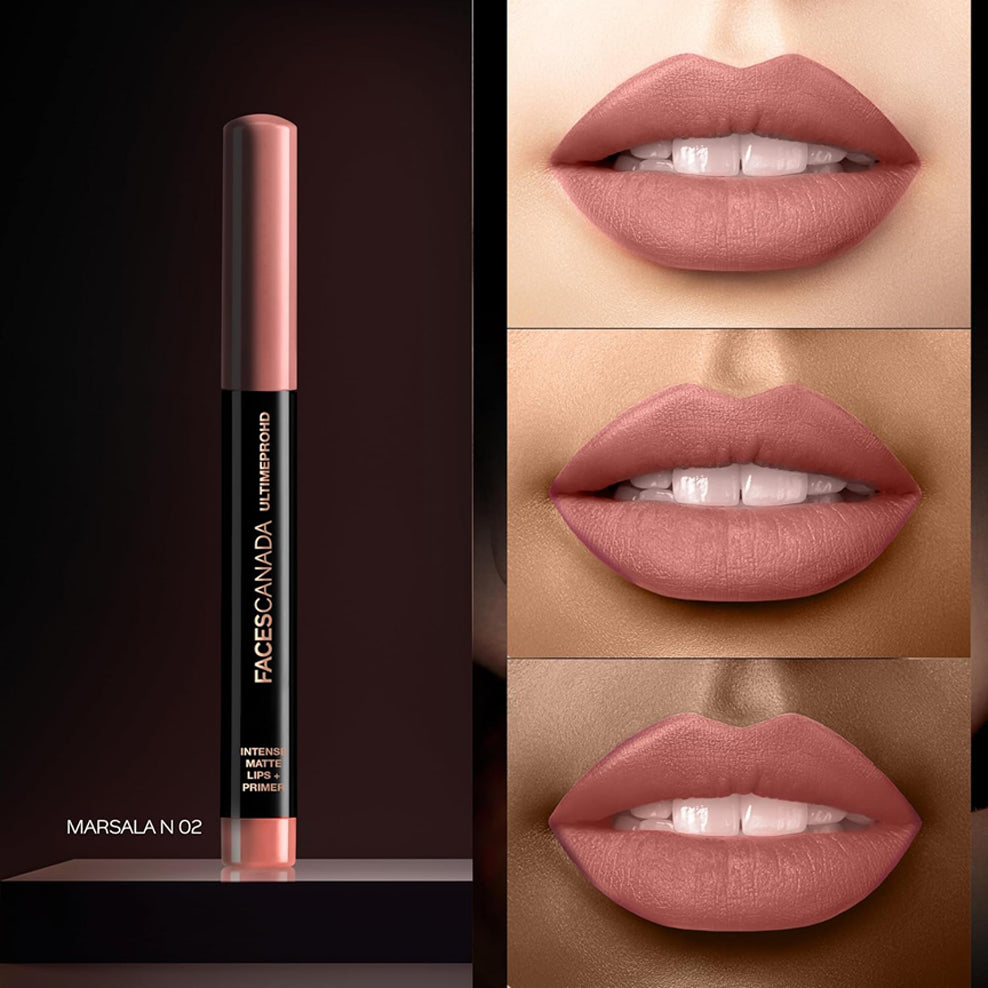 Faces Ultime Pro Hd Intense Matte Lips Plus Primer1.4G