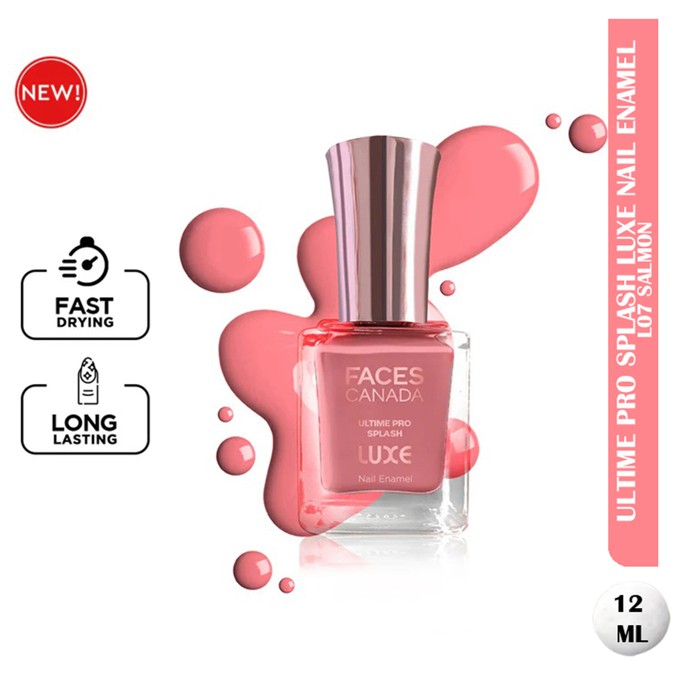 Faces Ultime Pro Splash Luxe Nail Enamel 12Ml