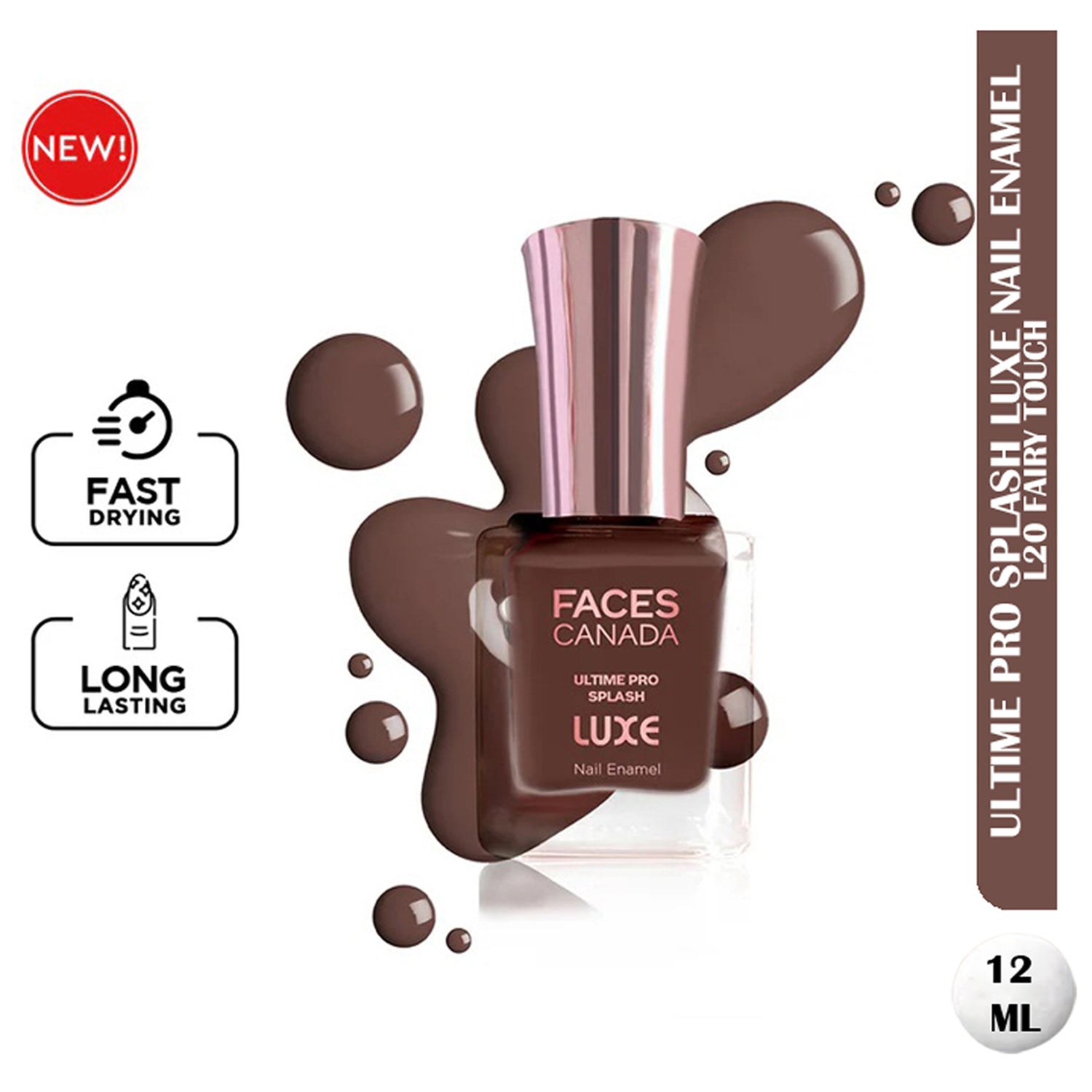 Faces Ultime Pro Splash Luxe Nail Enamel 12Ml
