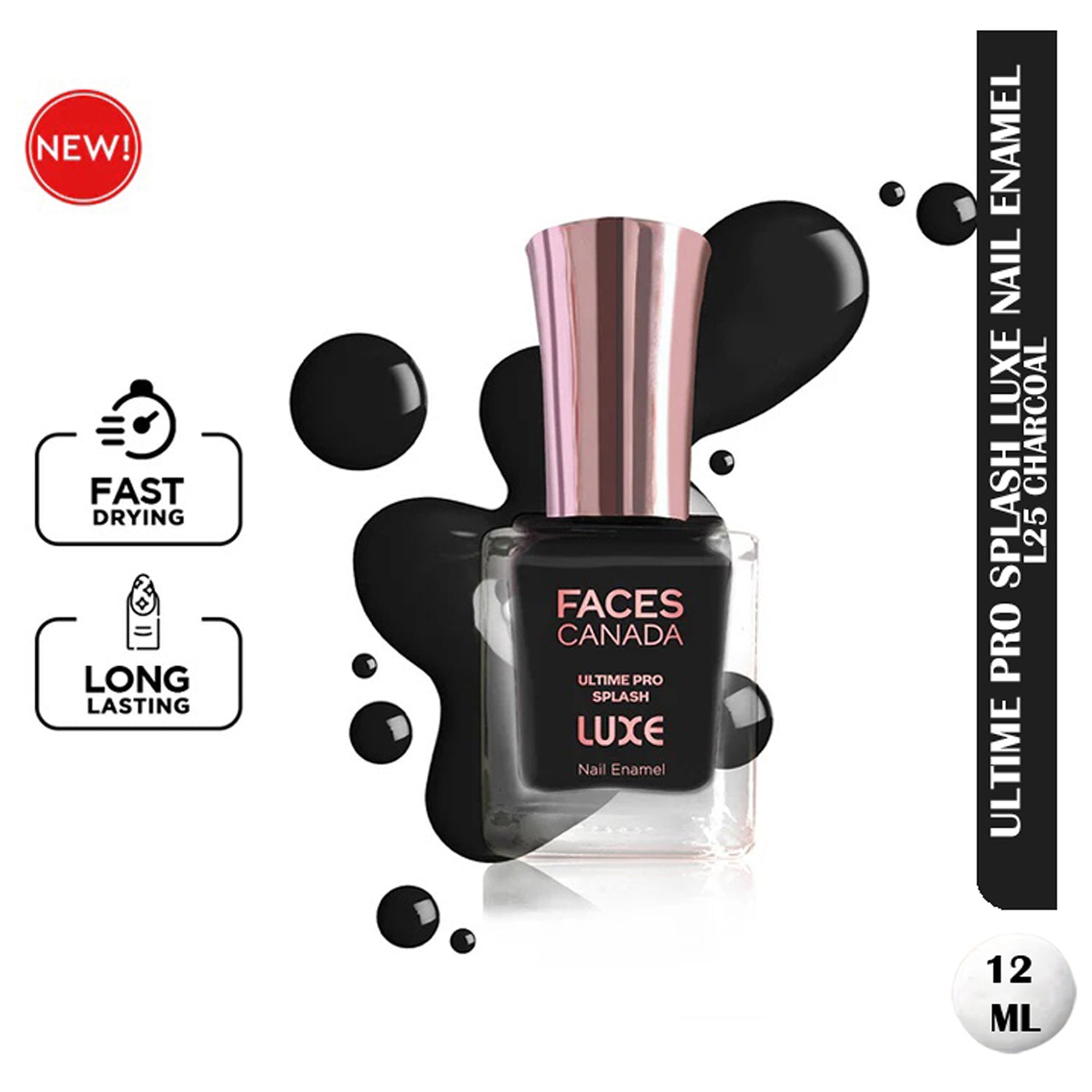 Faces Ultime Pro Splash Luxe Nail Enamel 12Ml
