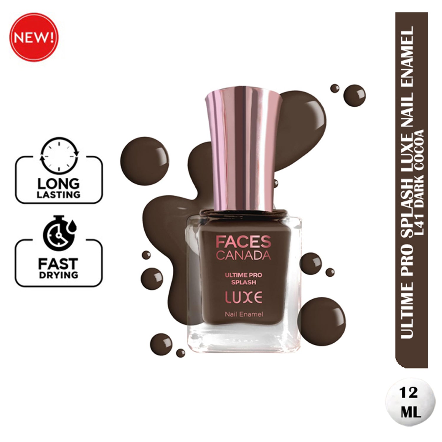 Faces Ultime Pro Splash Luxe Nail Enamel 12Ml