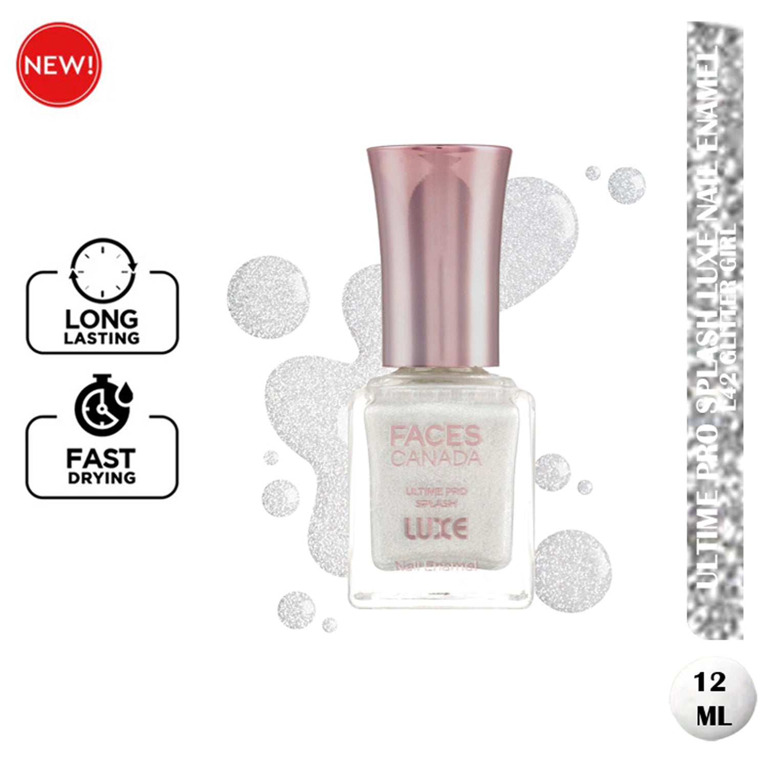 Faces Ultime Pro Splash Luxe Nail Enamel 12Ml