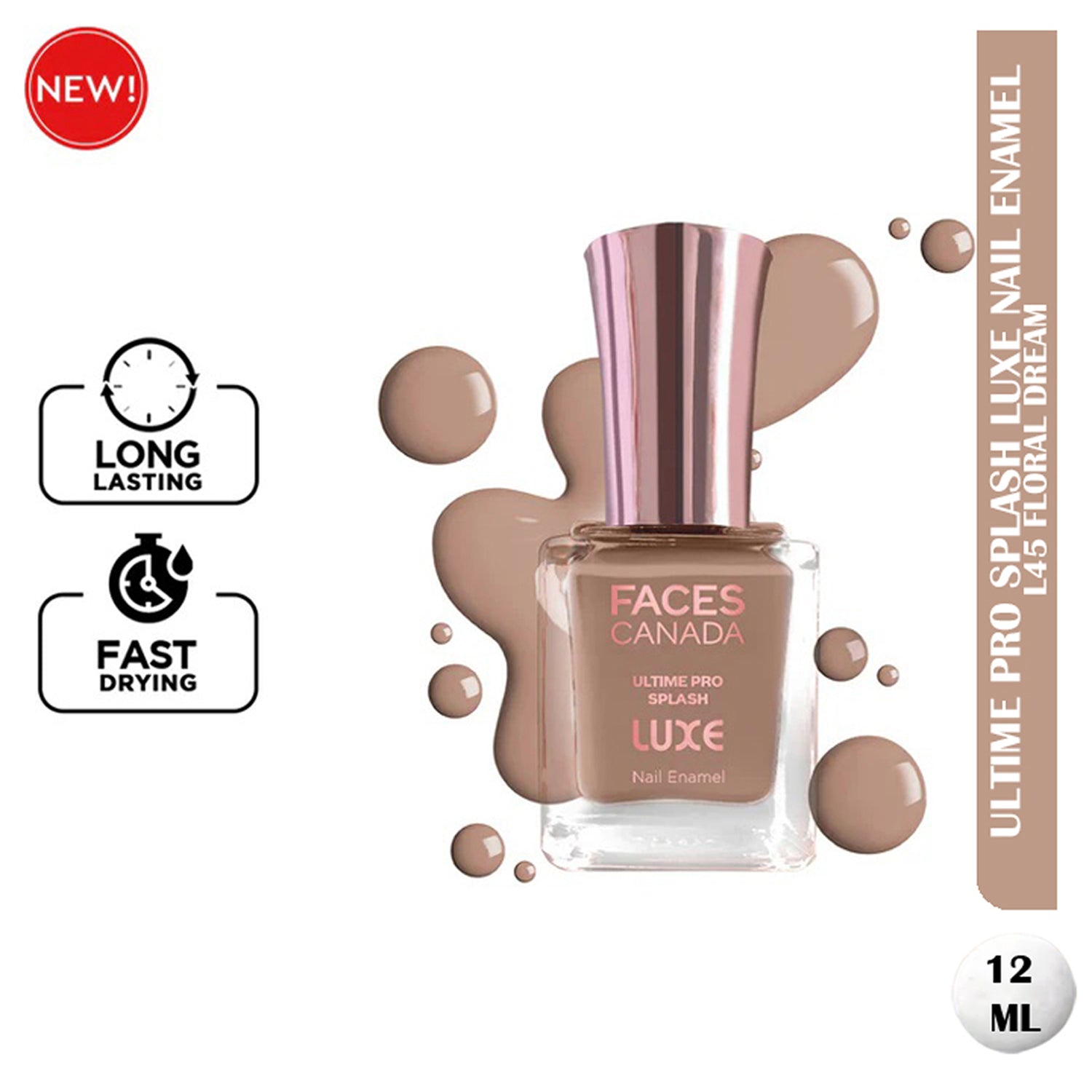 Faces Ultime Pro Splash Luxe Nail Enamel 12Ml