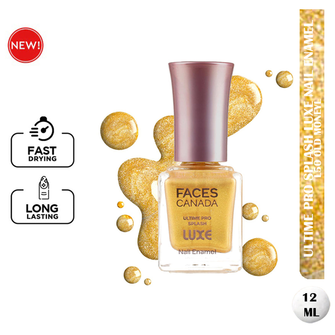 Faces Ultime Pro Splash Luxe Nail Enamel 12Ml