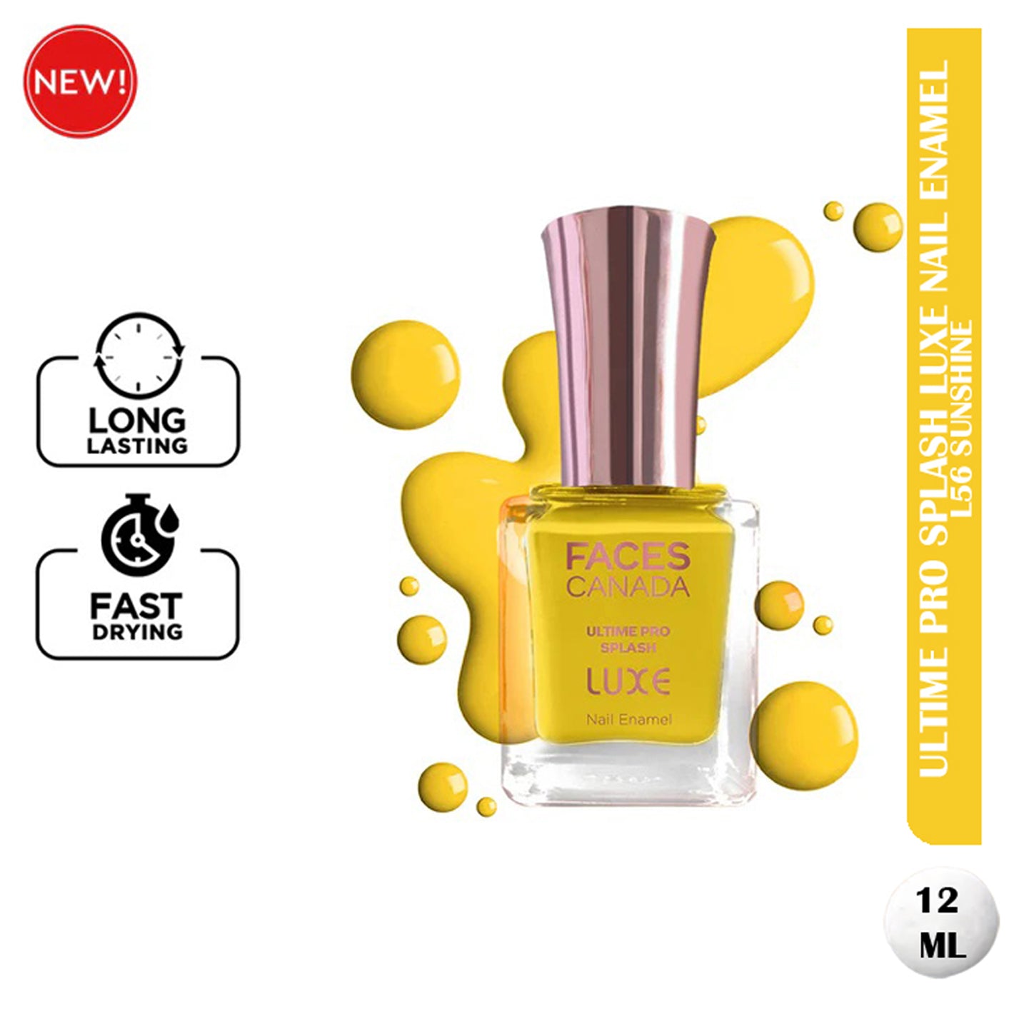 Faces Ultime Pro Splash Luxe Nail Enamel 12Ml