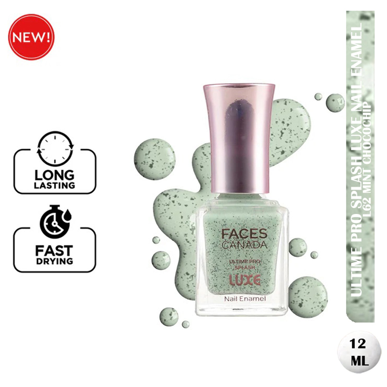 Faces Ultime Pro Splash Luxe Nail Enamel 12Ml