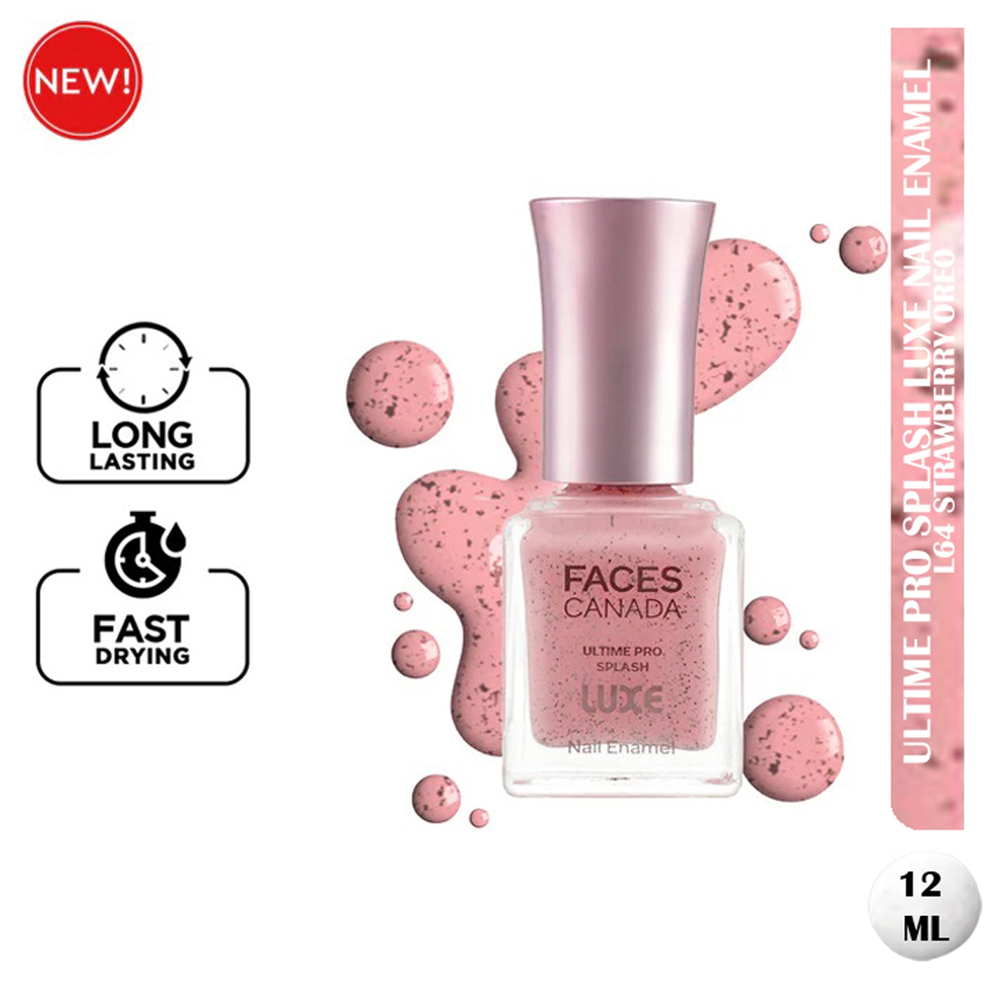 Faces Ultime Pro Splash Luxe Nail Enamel 12Ml