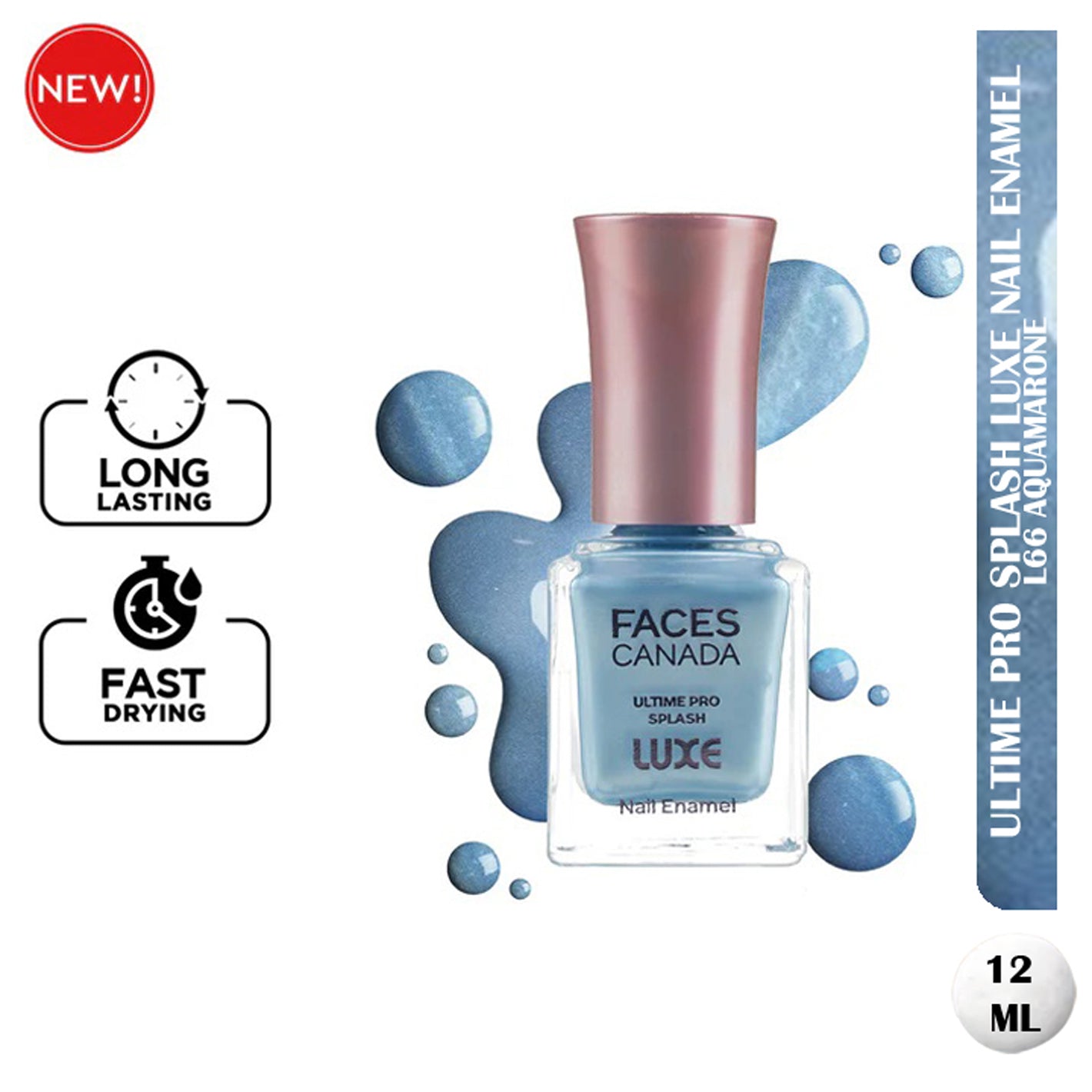 Faces Ultime Pro Splash Luxe Nail Enamel 12Ml