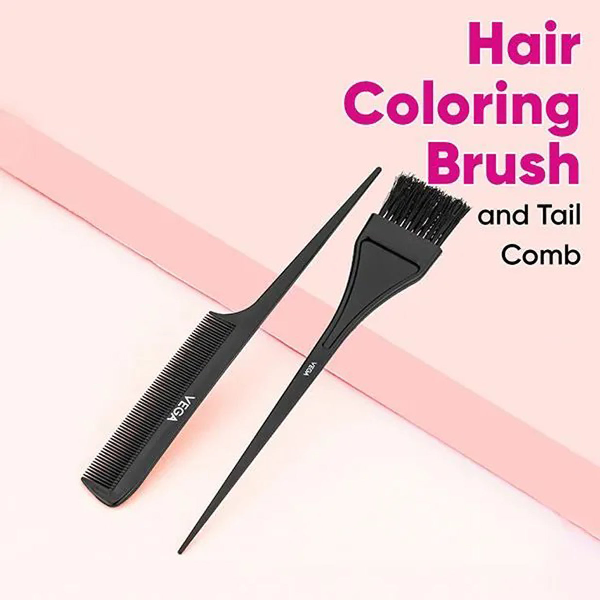 Vega Hair Coloring Brush With Tail Comb MB-03