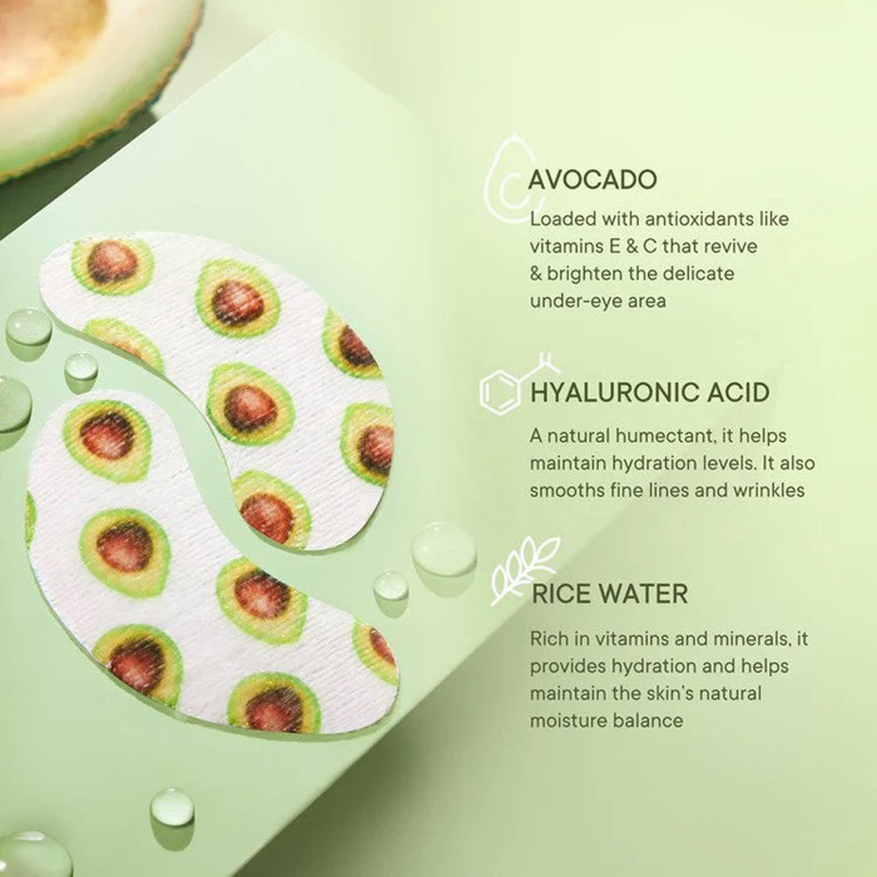 Quench Bravocado Brightening Under Eye Hydrogel Mask