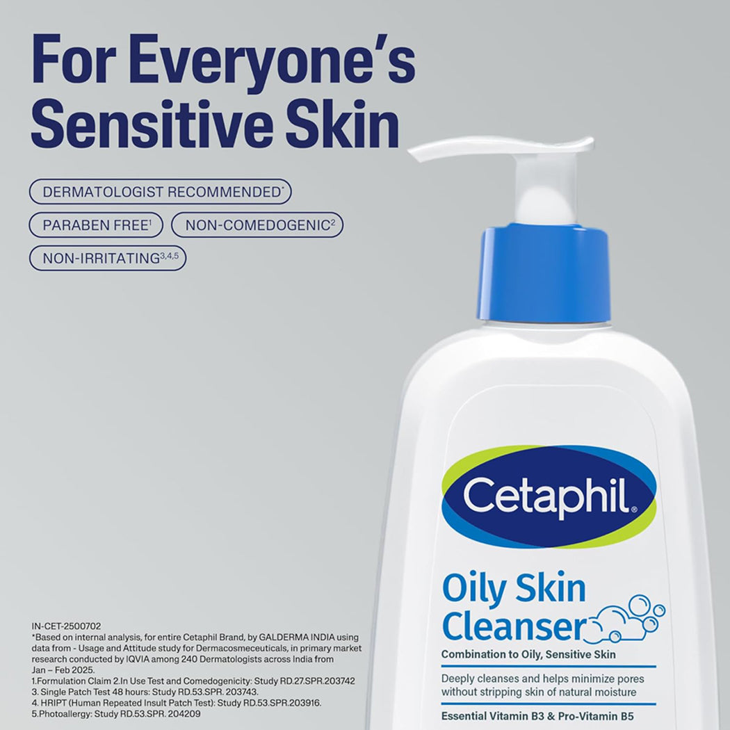 Cetaphil Oily Skin Cleanser Combination To Oily Sensitive Skin