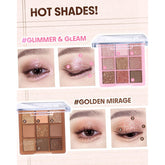 Sheglam Glimmer & Gleam 9 Pan Eyeshadow Palette 10g