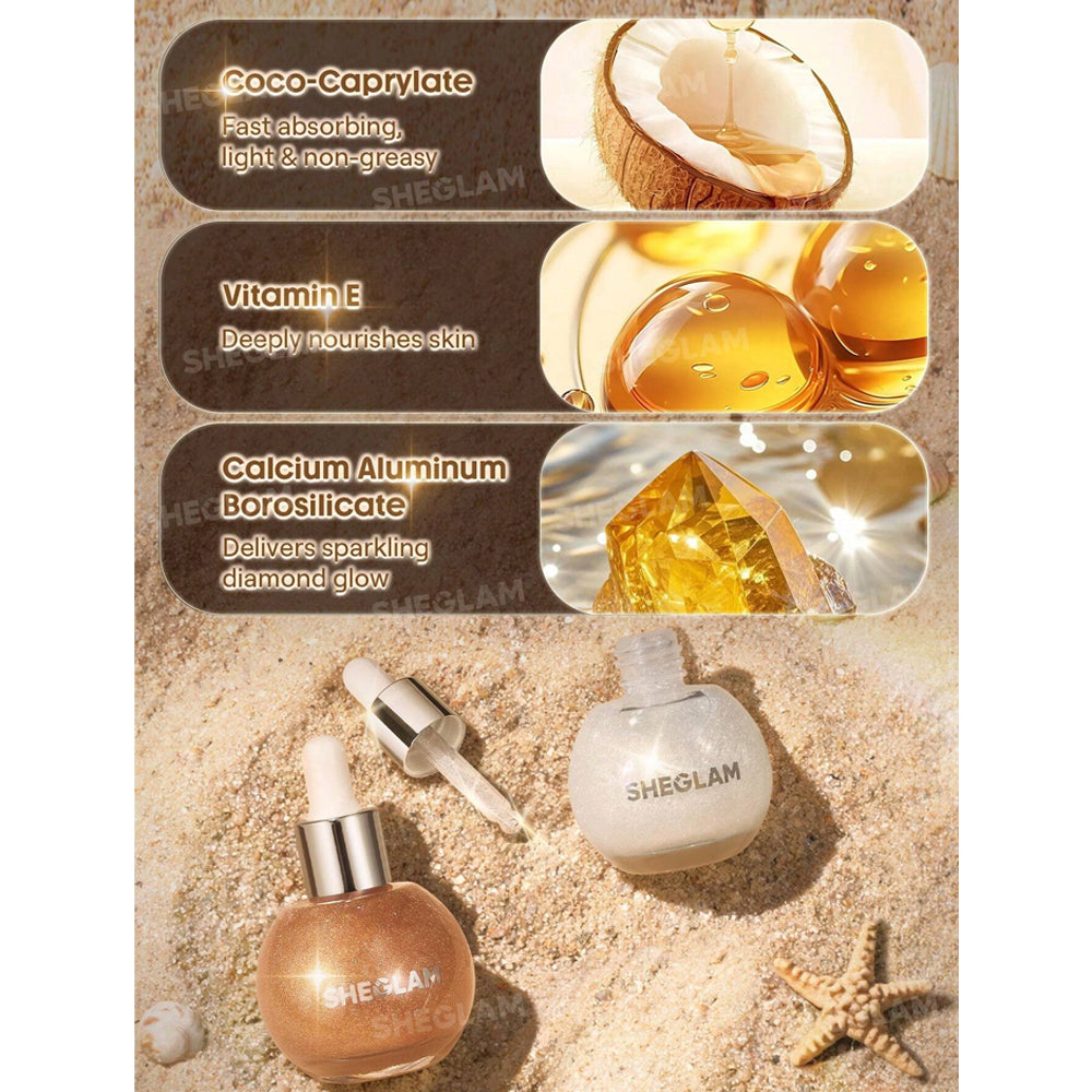 Sheglam Sunlit Silk Highlighting Body Oil 28ml