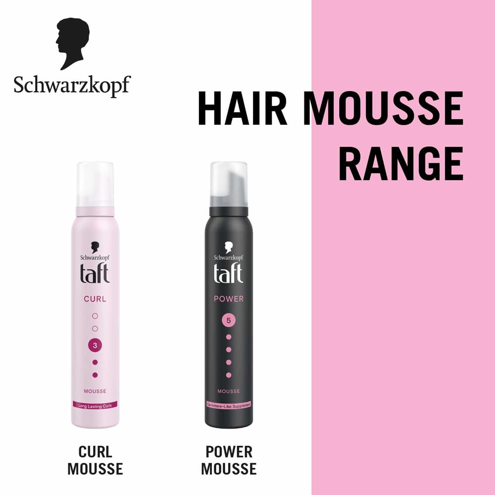 Schwarzkopf Taft Curl Hold 3 Hair Mousse