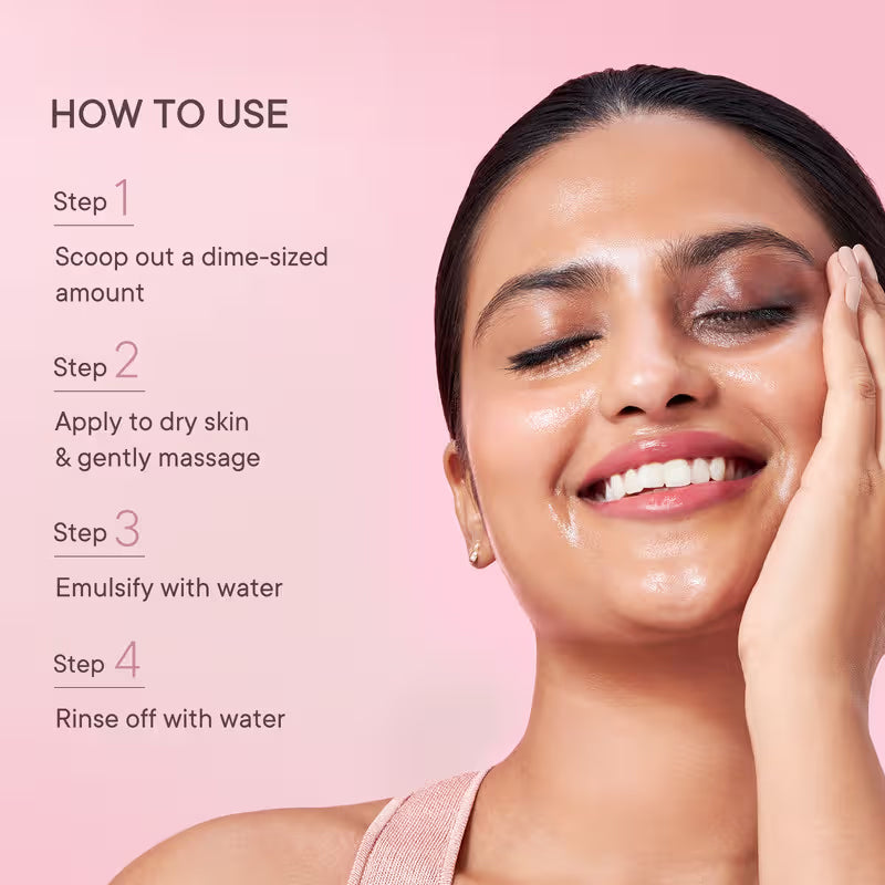 Quench Dirt Dissolving Cleansing Balm with Cherry Blossom to Remove Makeup & Sunscreen