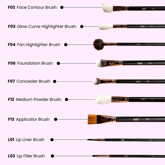 Felic 21 Brush Set Little Luxe Brush Set (Set Of 19)