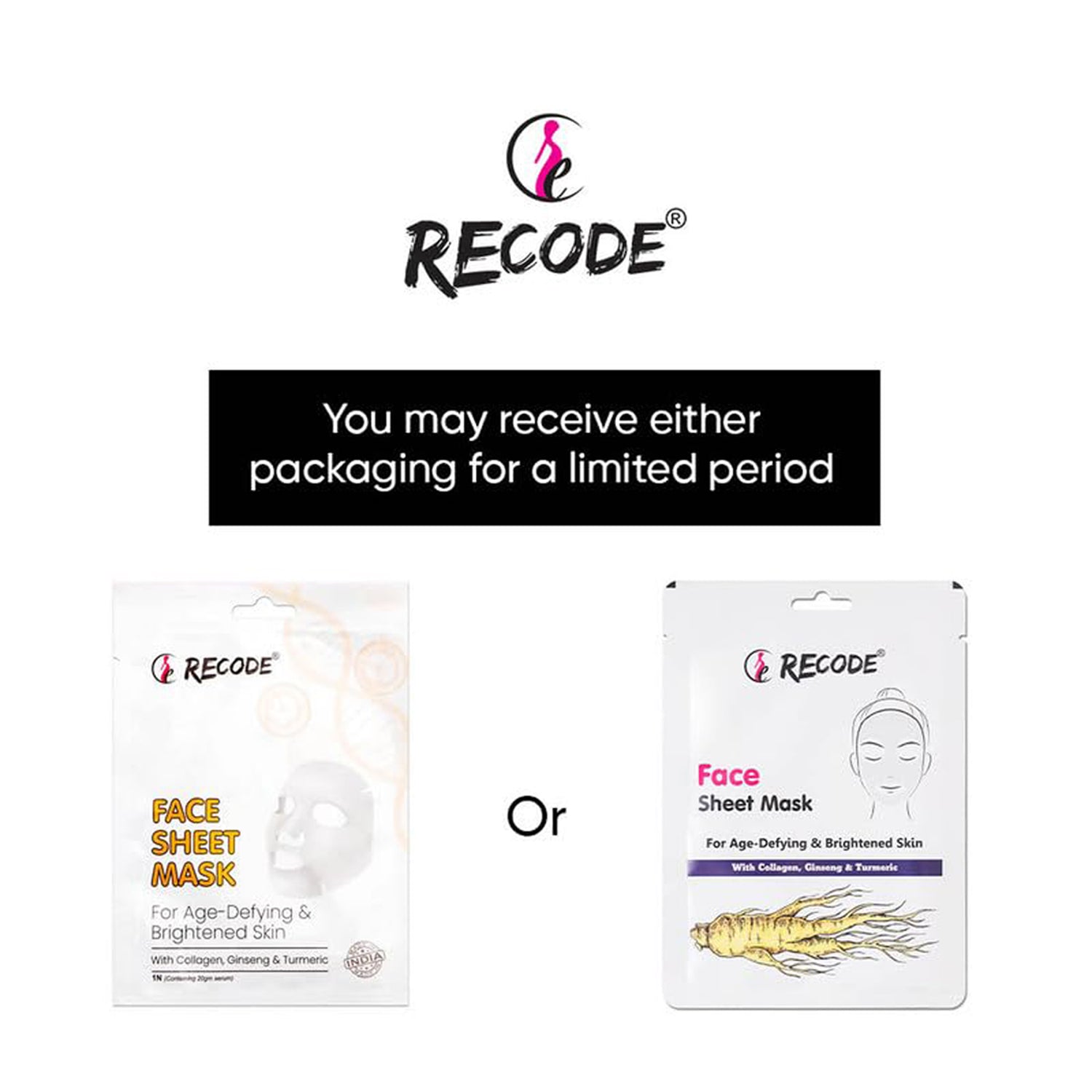 Recode Face Sheet Mask 20G