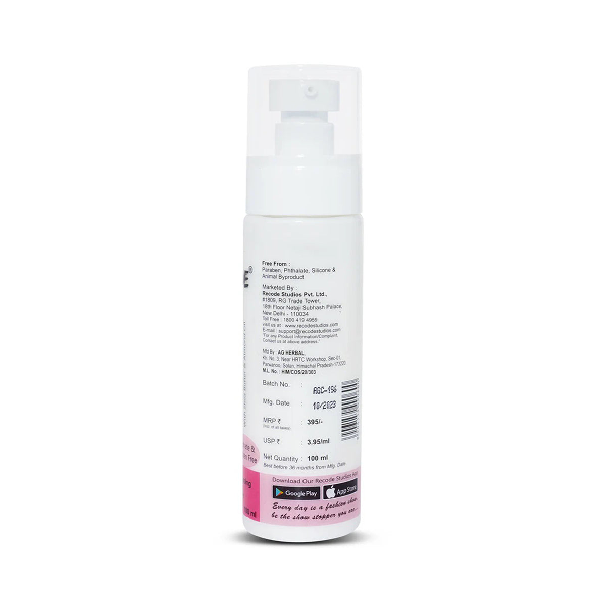 Recode Cleansing Milk 100Ml