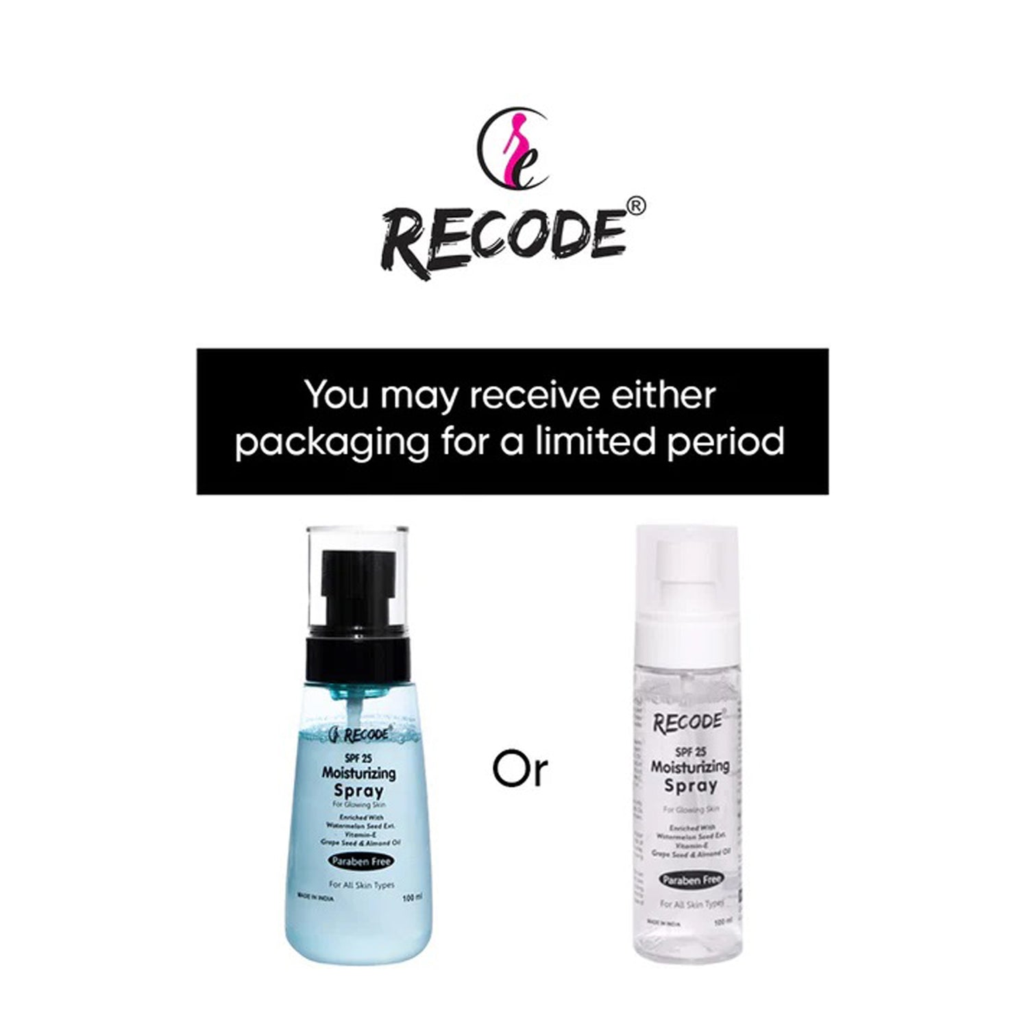 Recode Spf 25 Moisturizing Spray 100ML