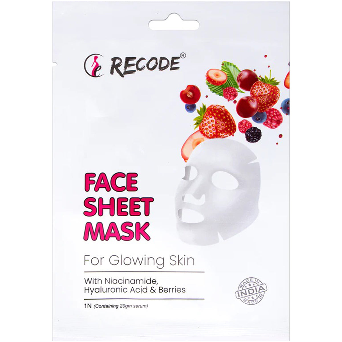Recode Face Sheet Mask 1 20G