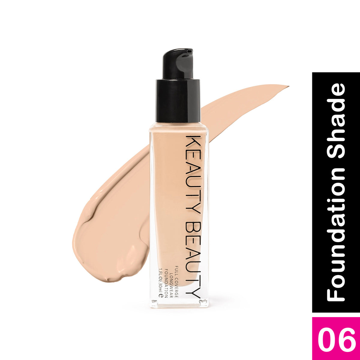 Keauty Beauty Full Coverage Long Wear Foundation
