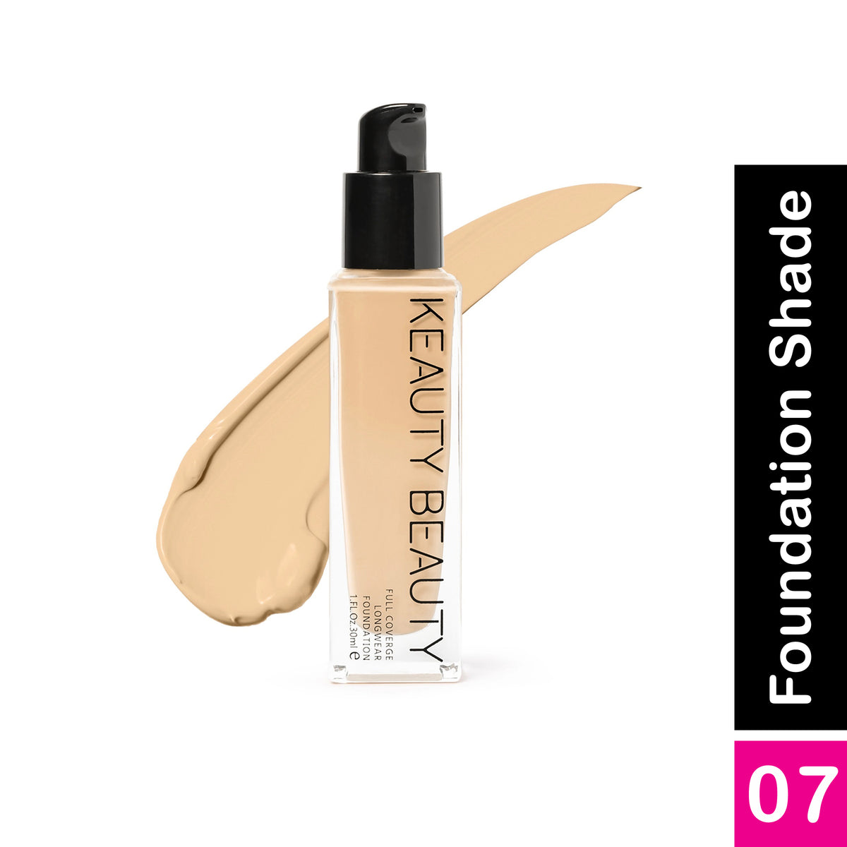 Keauty Beauty Full Coverage Long Wear Foundation
