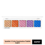 Shopaarel 5 Color Sparkle Eyeshadow Palette