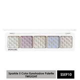 Shopaarel 5 Color Sparkle Eyeshadow Palette