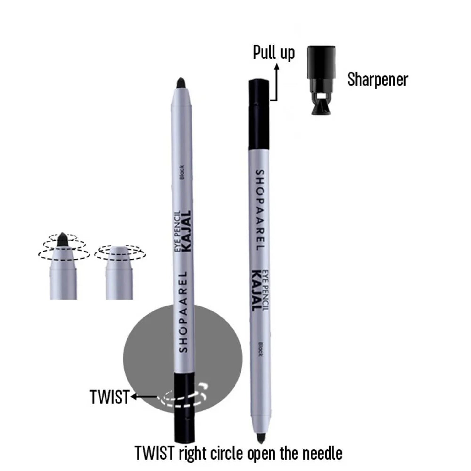 Shopaarel Eye Kajal Pencil 0.5G