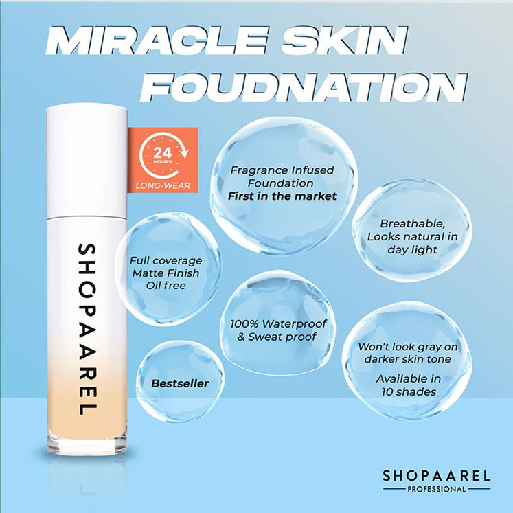 Shopaarel Miracle Skin Liquid Foundation 30Ml