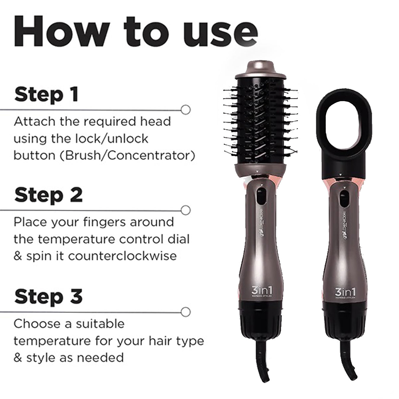 Ikonic 3In1 Express Styler