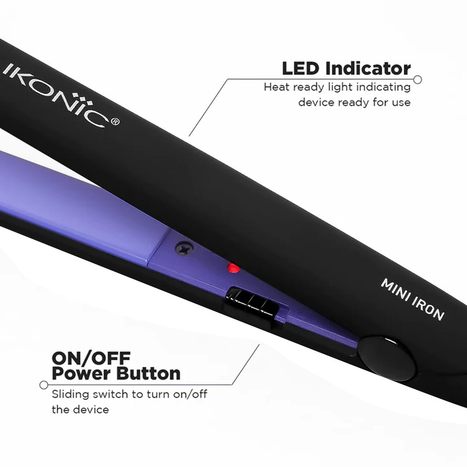 Ikonic Mini Hair Iron Straightner