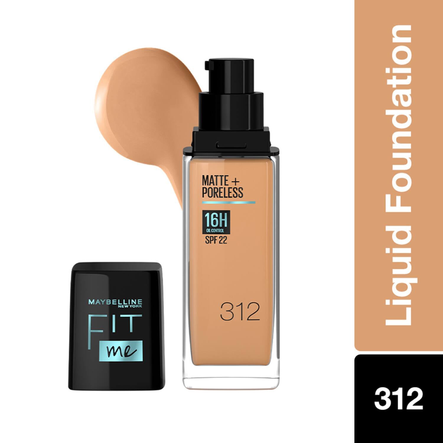 Maybelline Fit Me Matte + Poreless Liquid Foundation 30Ml