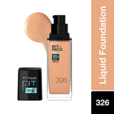 Maybelline Fit Me Matte + Poreless Liquid Foundation 30Ml