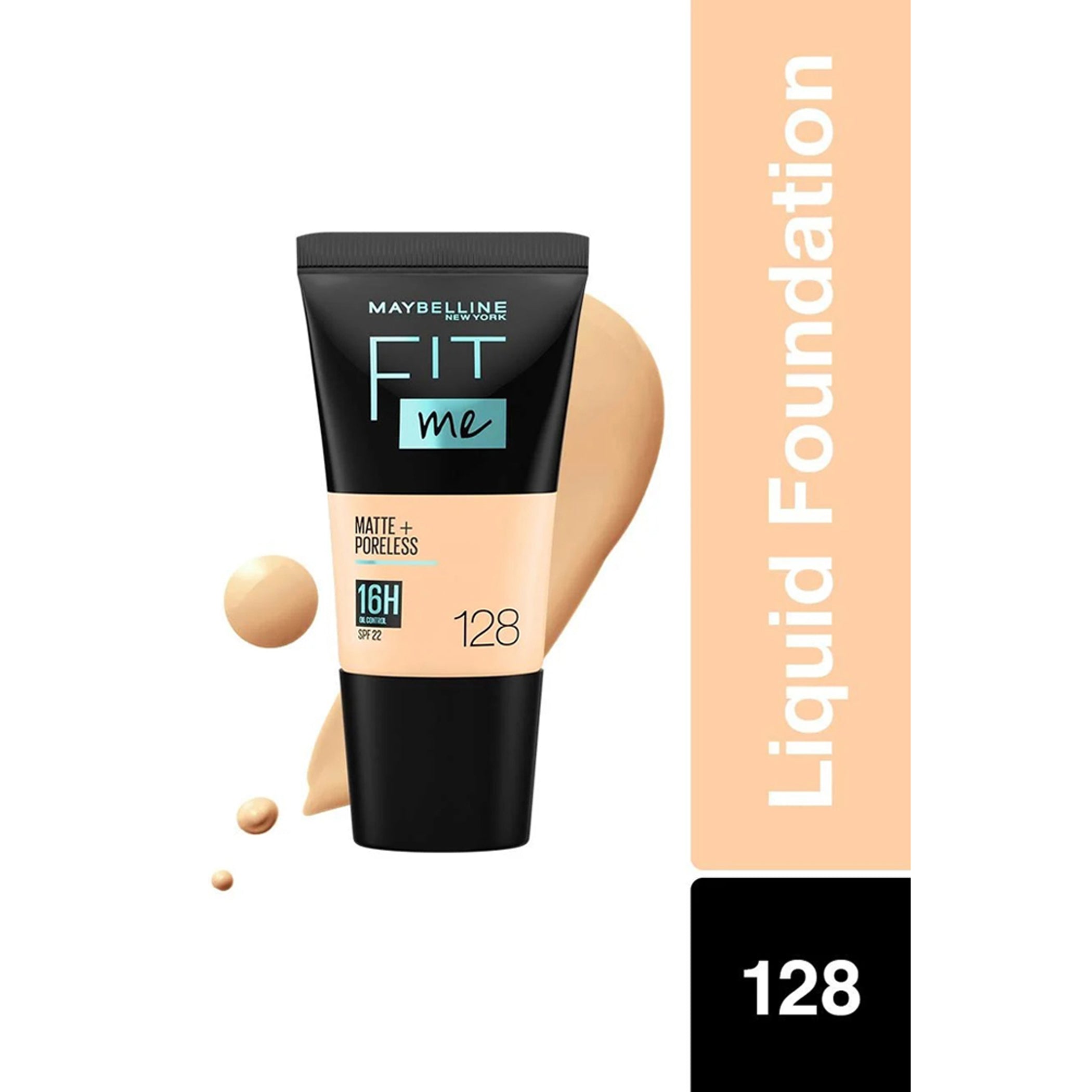 Maybelline Fit Me Matte + Poreless Liquid Foundation Tube 18Ml