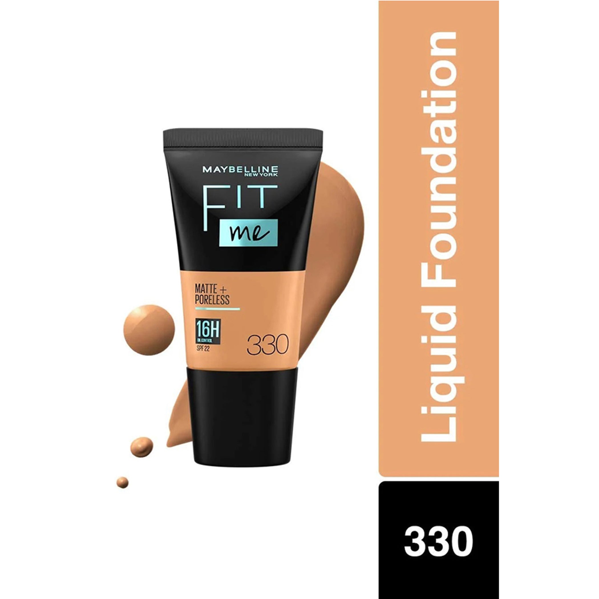 Maybelline Fit Me Matte + Poreless Liquid Foundation Tube 18Ml
