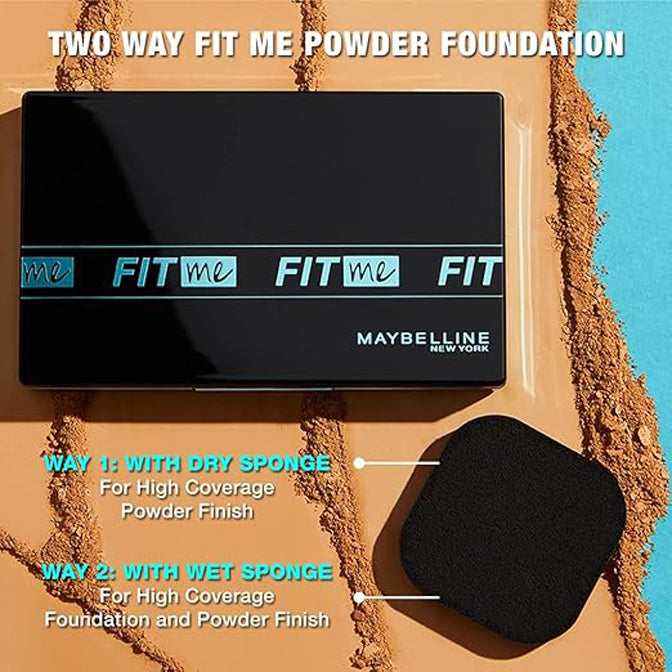 Maybelline Fit Me Matte+ Porless Powder Foundation 9G