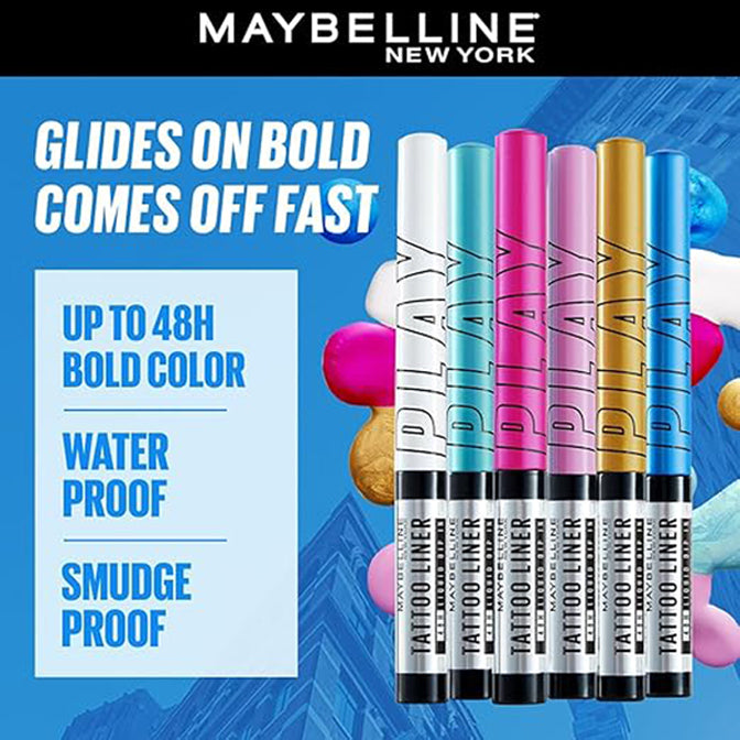 Maybelline Tattoo Play Liquid Eyeliner 2.1Ml