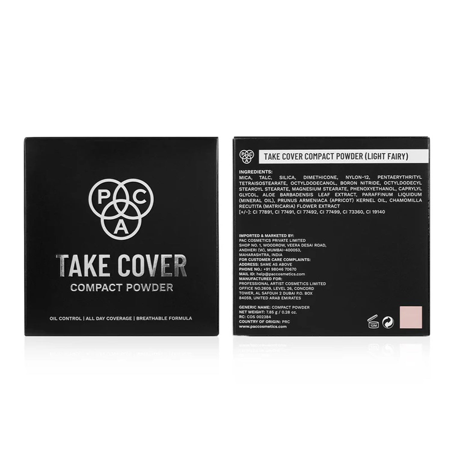 Pac Take Cover Compact Powder 7.8G