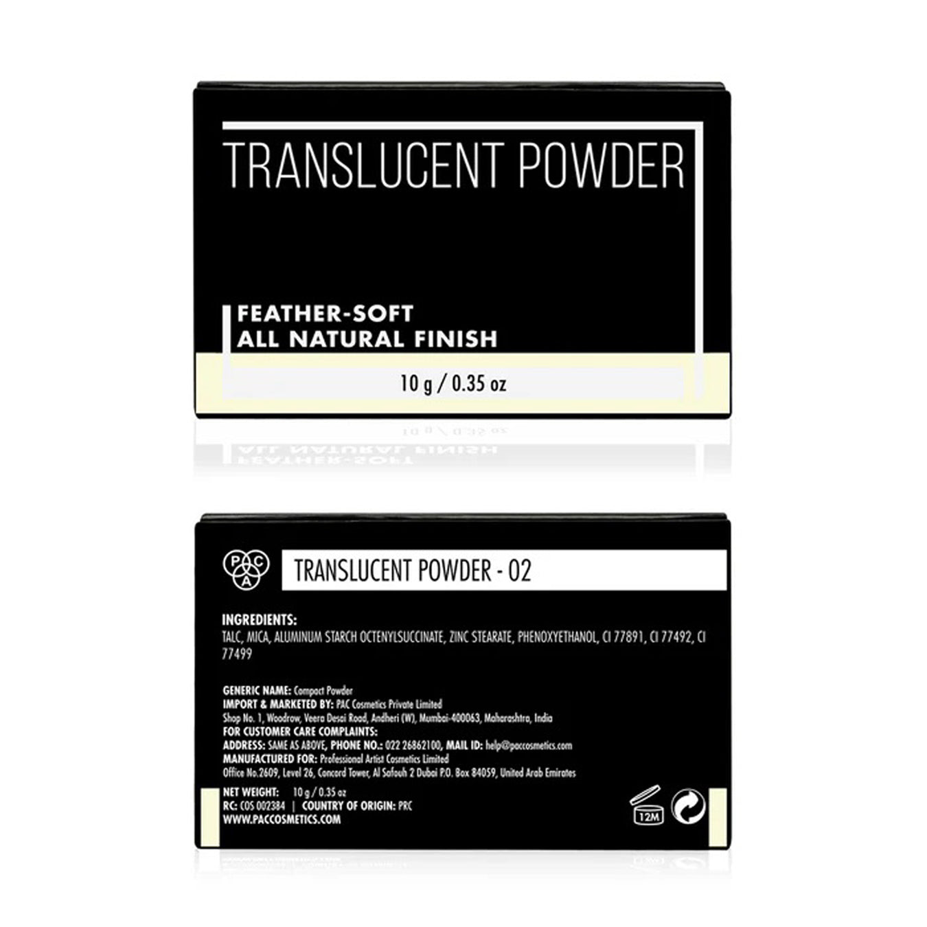 Pac Translucent Powder 10G