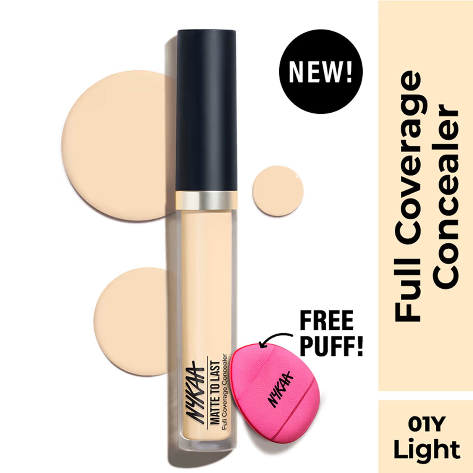 Nykaa Matte To Last Full Coverage Concealer 4.5G