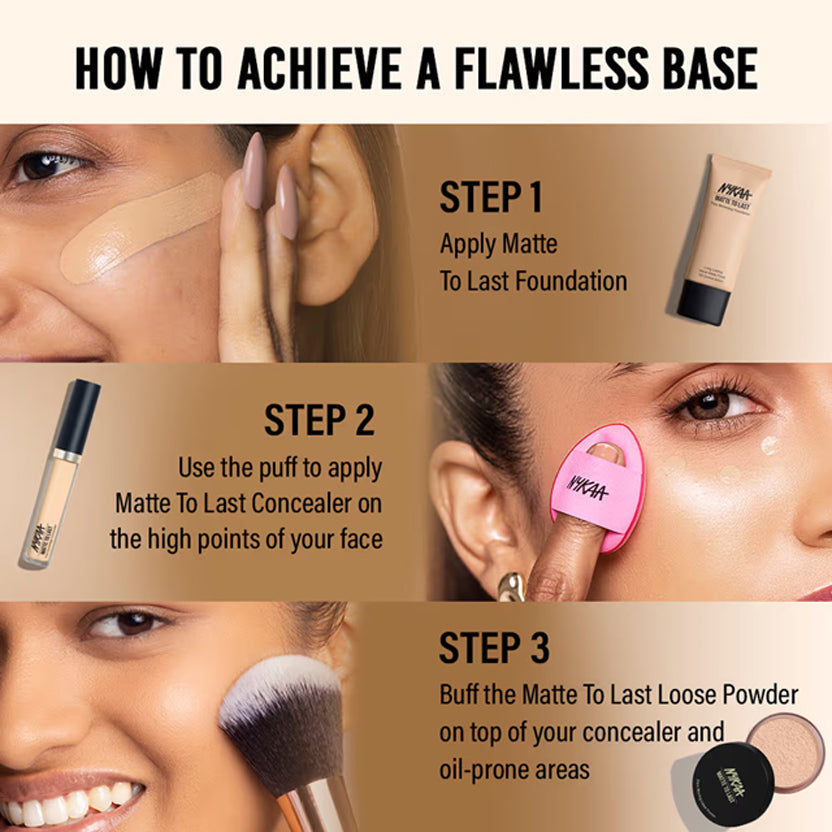 Nykaa Matte To Last Full Coverage Concealer 4.5G