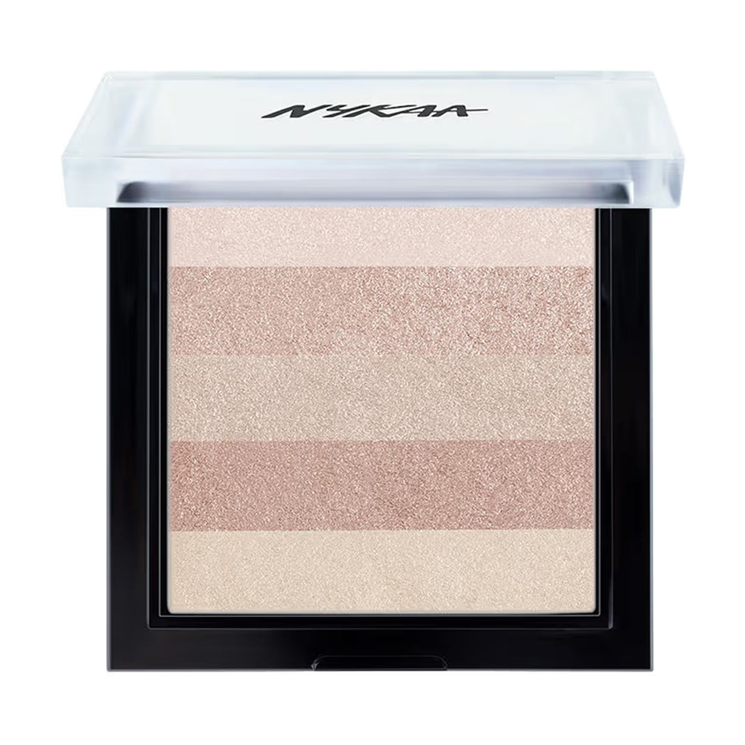 Nykaa Glow Goals Shimmer Brick Highlighter Palette 7.5G